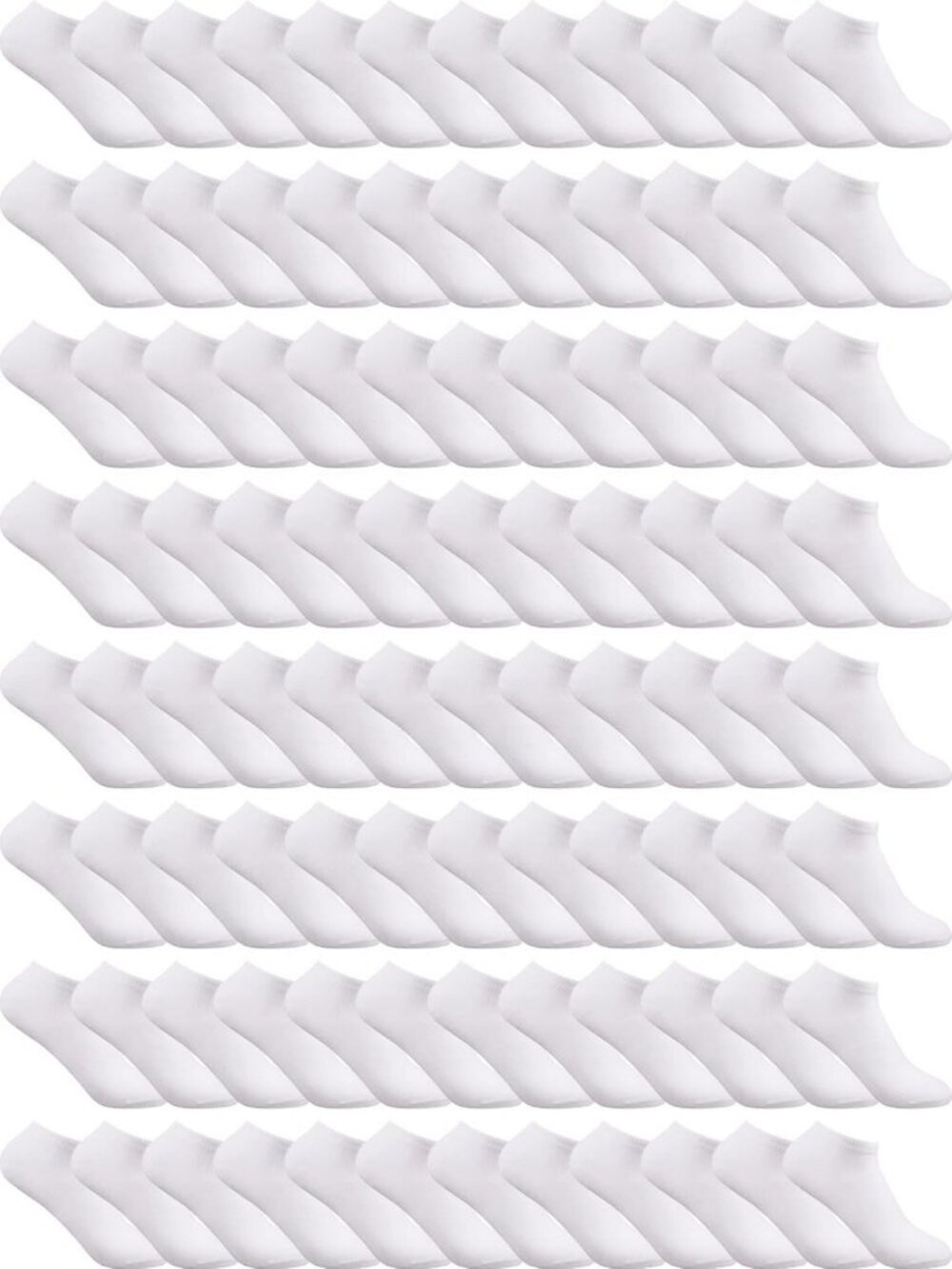 150 Pairs Low Cut Ankle Socks - Comfortable, Lightweight, Wicking No Show Casual